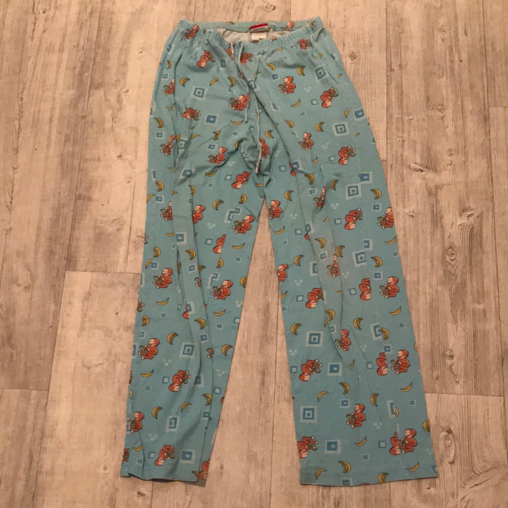 Vintage Curious George Licensed Character Pajama Pants